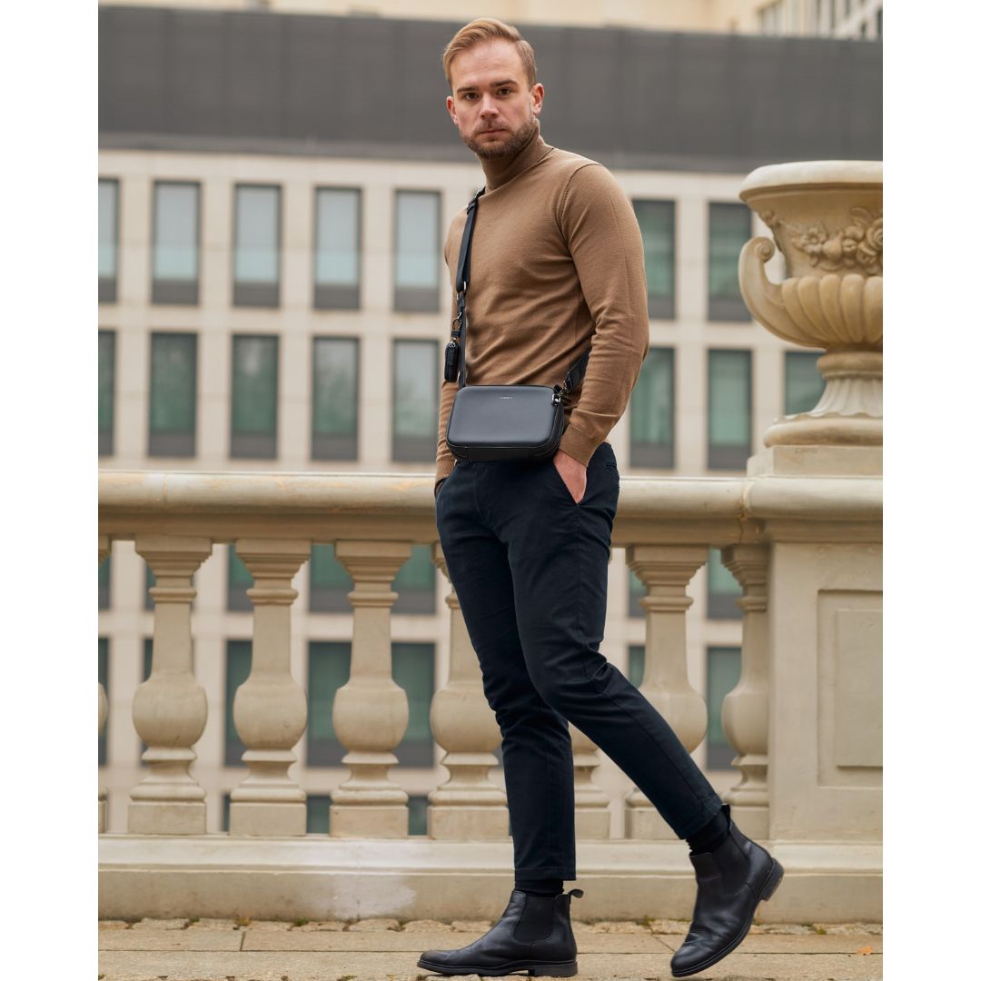 Challenger Crossbody Bag - Starless Black