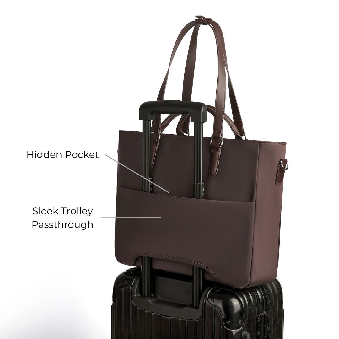 Trailblazer Tote Bag - Cafeine Brown
