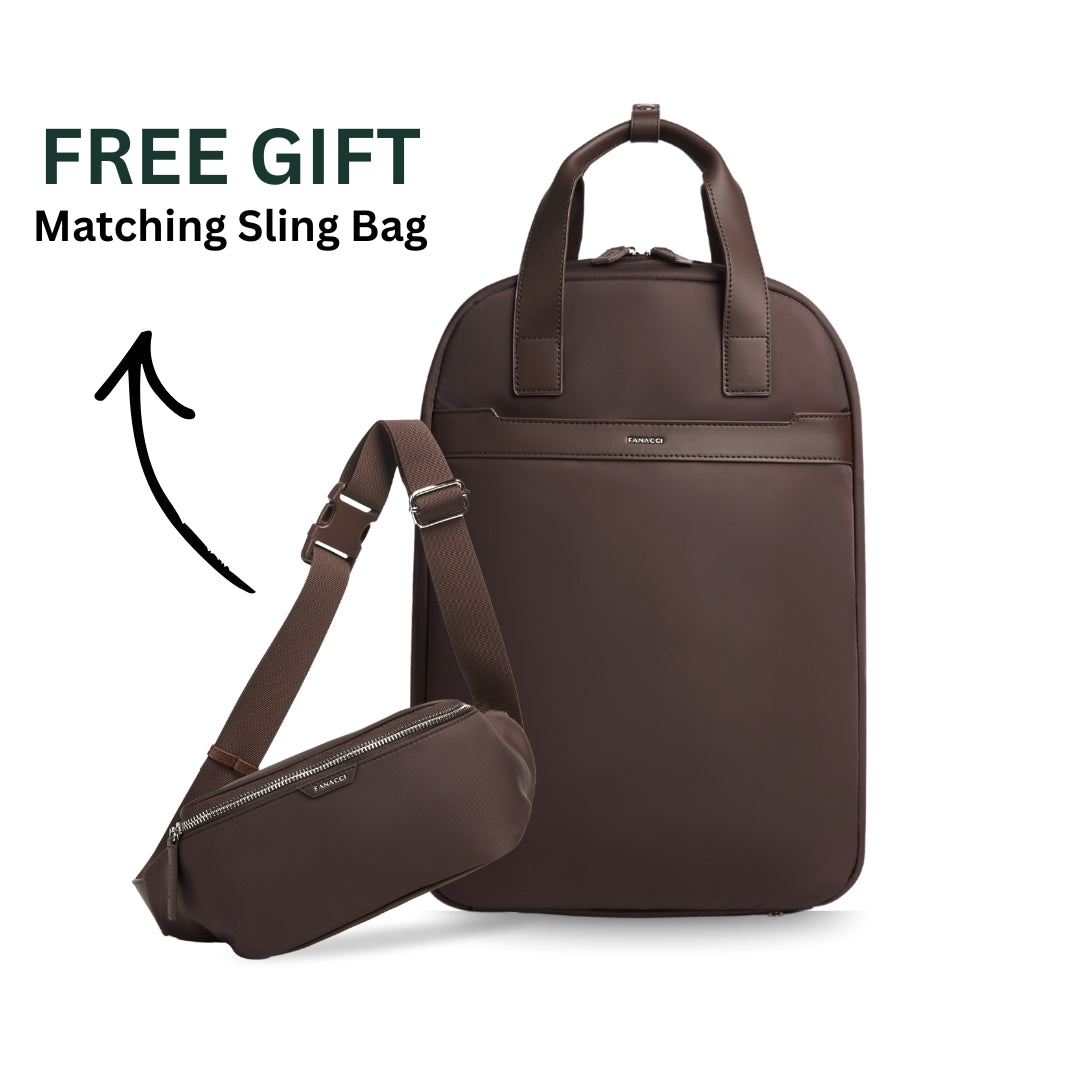 Innovator Organisational Backpack - Cafeine brown