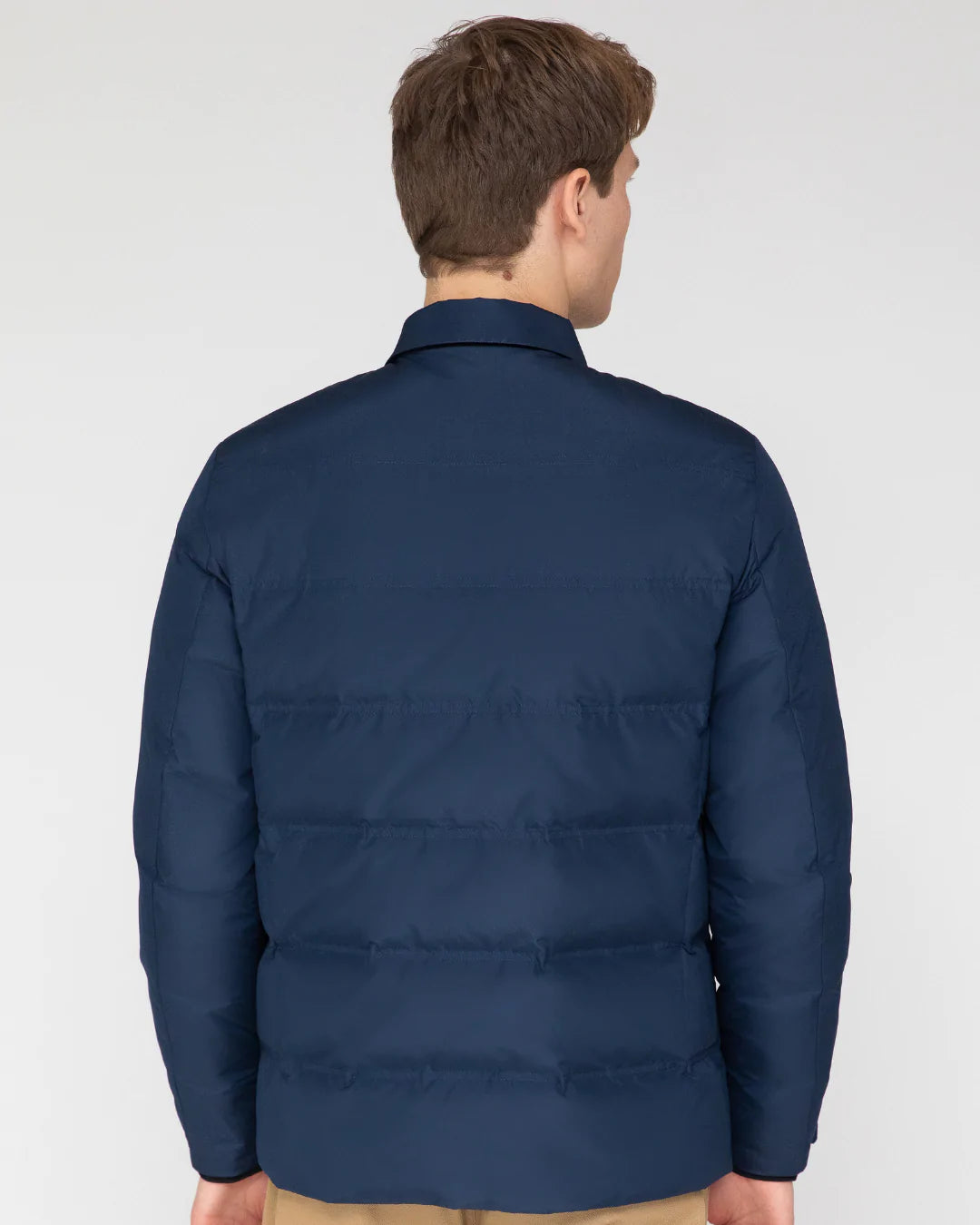 Fanacci Temper  Active Urban Down Jacket with durable stitching and soft waterproof fabric and collared design